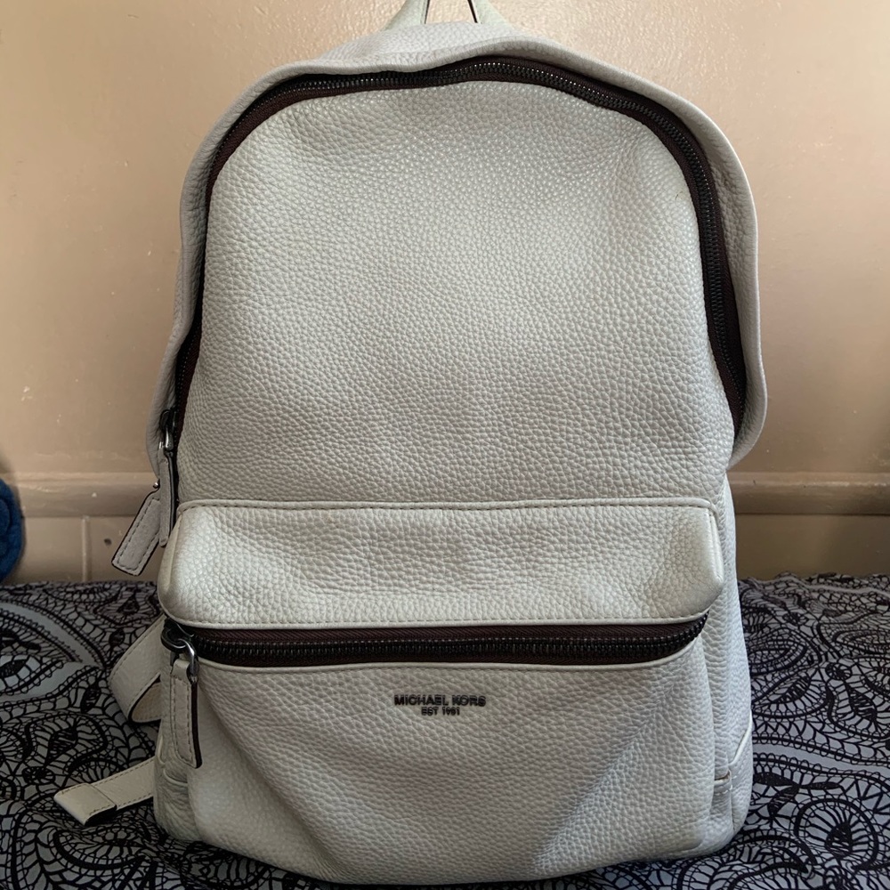 Michael Kors Bryant Pebble Leather Backpack